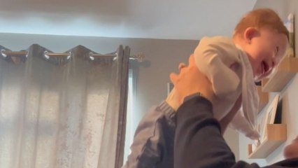 Mother is delighted when her baby with Down syndrome laughs for the first time