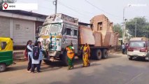 बयाना: वन विभाग की कार्रवाई, अवैध खनन से भरे दो ट्रक किए जप्त
