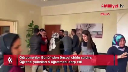 Öğretmenler Günü’nden öncesi çirkin saldırı! Öğrenci yakınları 4 öğretmeni darbetti