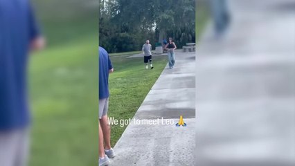 Las redes alucinan con el guardaespaldas de Messi: nadie se cree de dónde sale en este vídeo