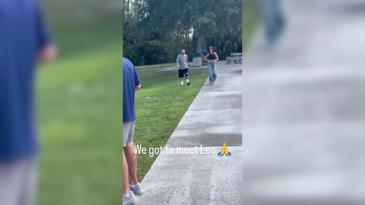 Las redes alucinan con el guardaespaldas de Messi: nadie se cree de dónde sale en este vídeo