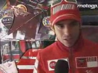 Melandri après course jerez 2008