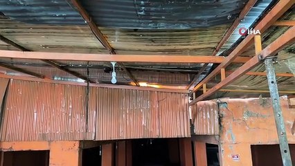 Düzce'de araç parkında çıkan yangın araç sahiplerini korkuttu