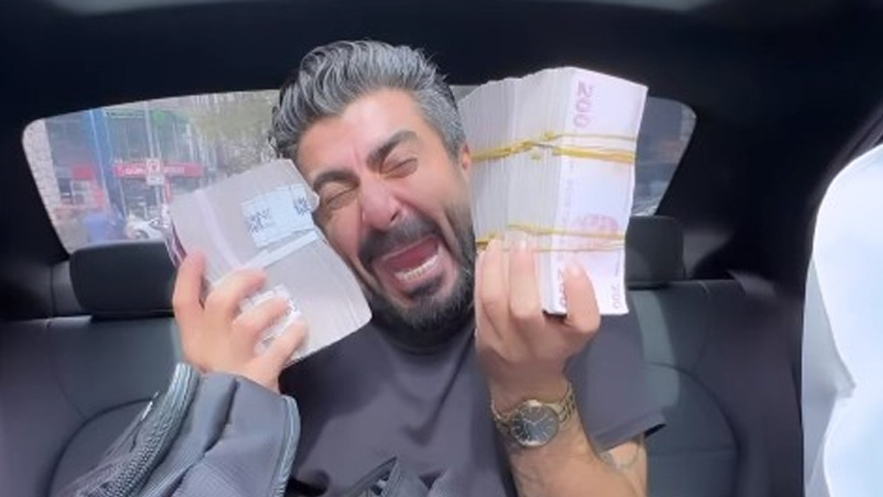 Para balyaları ile görüntü paylaşan sosyal medya fenomeni gözaltına alındı