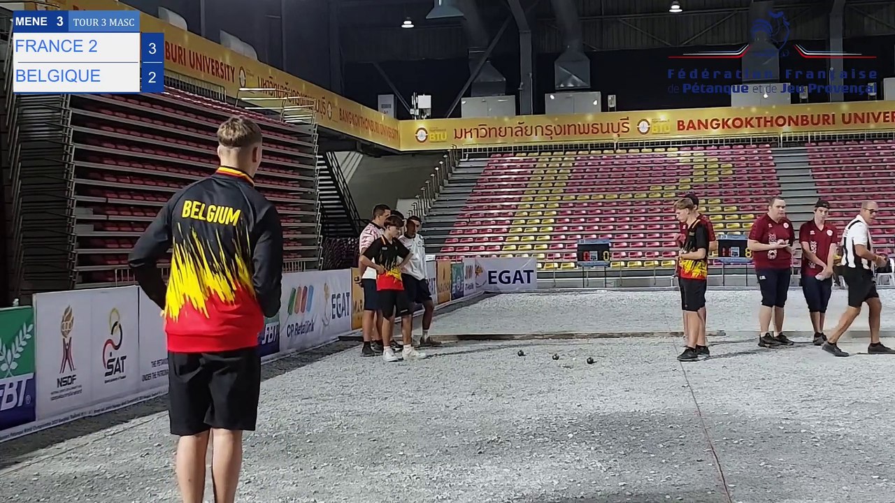 CHAMPIONNATS DU MONDE TRIP JEUNES 2023 - FRANCE VS BELGIQUE T4