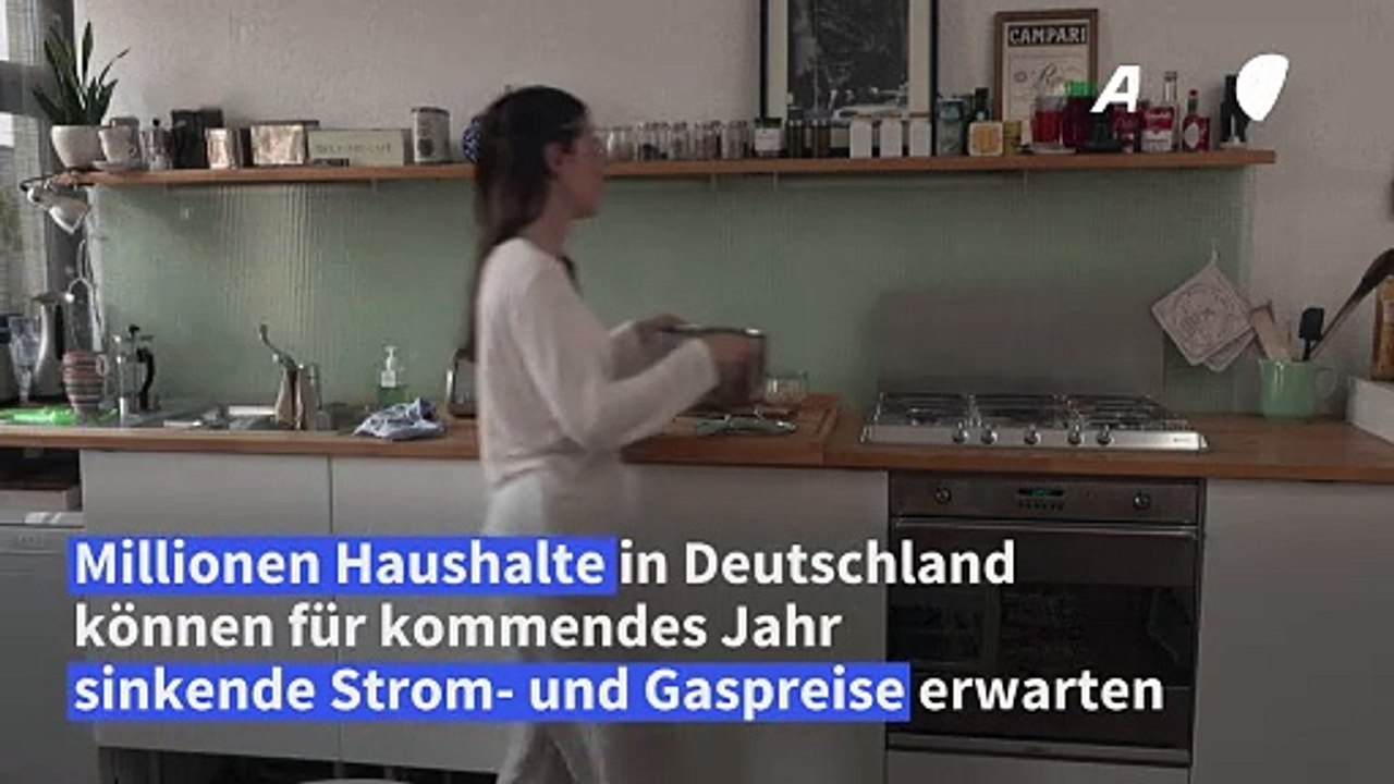 Strom- und Gaspreise fallen für Millionen Deutsche im neuen Jahr