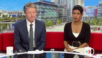 Naga Munchetty and Charlie Stayt evacuated from BBC Breakfast studio during live broadcast