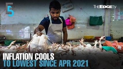 EVENING 5: Inflation cools to lowest since April 2021