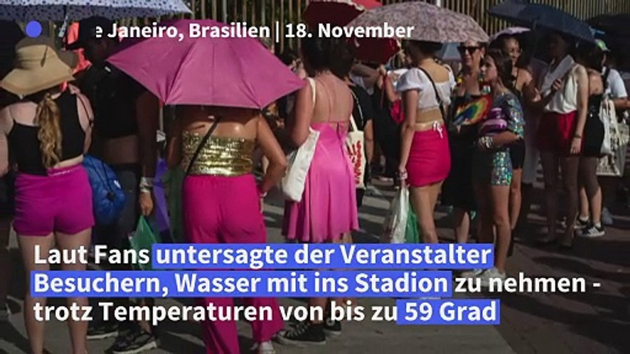 Frau starb bei Taylor-Swift-Konzert - Veranstalter entschuldigt sich