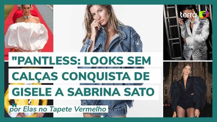 De Gisele a Sato sem calças: famosas apostam em PANTLESS