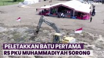 Presiden Lakukan Peletakkan Batu Pertama RS PKU Muhammadiyah Unimuda Sorong