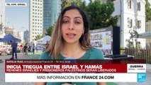 Informe desde Tel Aviv: Hamás liberará el primer grupo de rehenes a las16 horas
