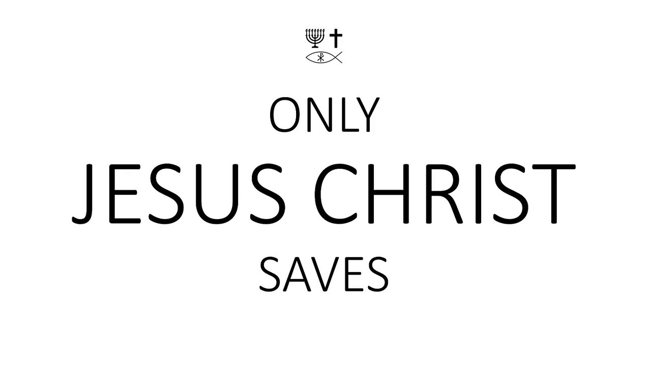English - Soul Winning Gospel Presentation - Only JESUS CHRIST Saves