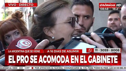 Diana Mondino habló de las dificultades para conformar el Gabinete de ministros