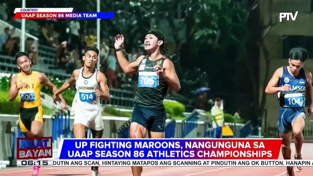UP Fighting Maroons, nangunguna sa UAAP Season 86 Athletics Championships