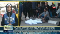 Comienza la entrada de ayuda humanitaria a Gaza por el paso fronterizo de Rafah