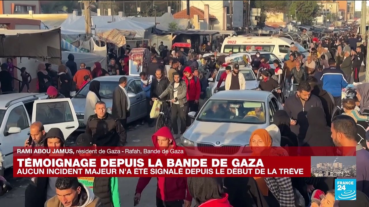 Trêve entre Israël et le Hamas : "Cette trêve, c'est juste pour enterrer nos morts", témoigne un habitant de Gaza