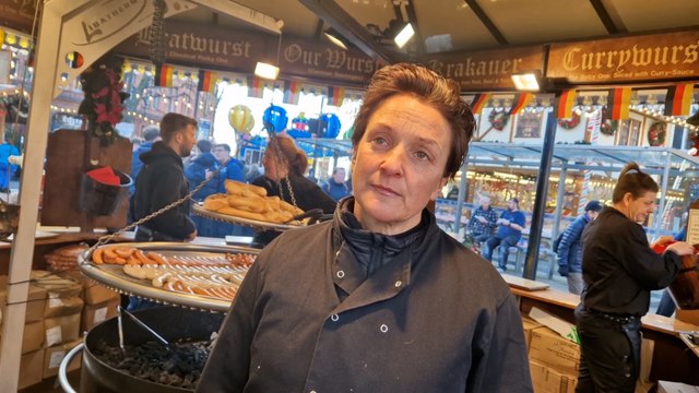 Traders on their first week at this years Sheffield Christmas Market