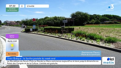 La Sarthe postale du week-end : Yvré-l'Evêque