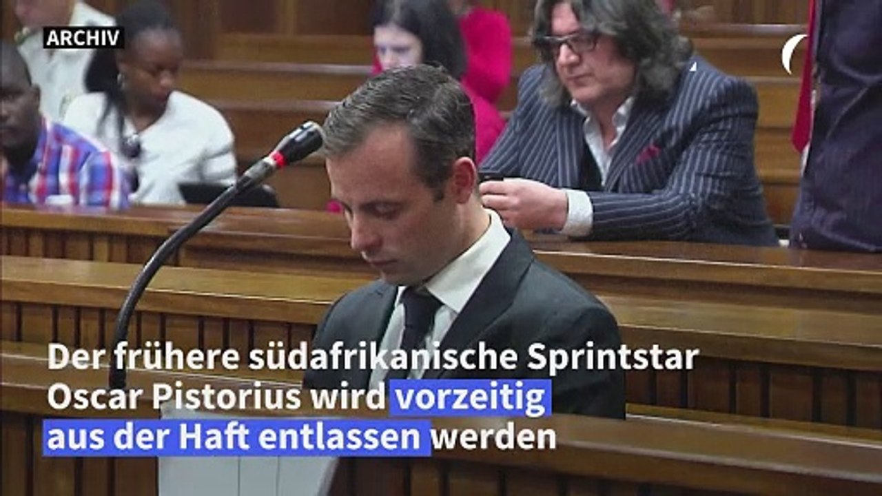 Ex-Sprintstar Pistorius wird vorzeitig aus der Haft entlassen werden