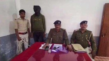 सहरसा: रंगदारी और गोलीबारी मामले में एक बदमाश गिरफ्तार, देसी कट्टा व कारतूस बरामद