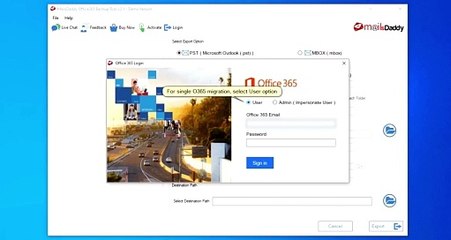 MailsDaddy Office 365 Backup Tool