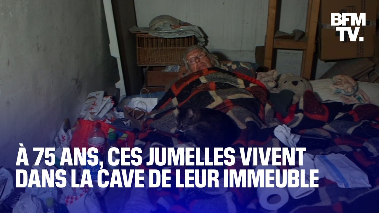 À 75 ans, ces jumelles vivent dans la cave de leur immeuble depuis plus d'un an