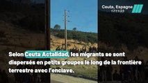 Plus de mille migrants tentent de franchir la frontière Ceuta-Maroc vers l'Espagne