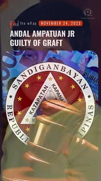 Sandiganbayan convicts Andal Ampatuan Jr. of 21 counts of graft