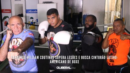 Paraense William Coutinho supera lesões e busca cinturão latino-americano de boxe
