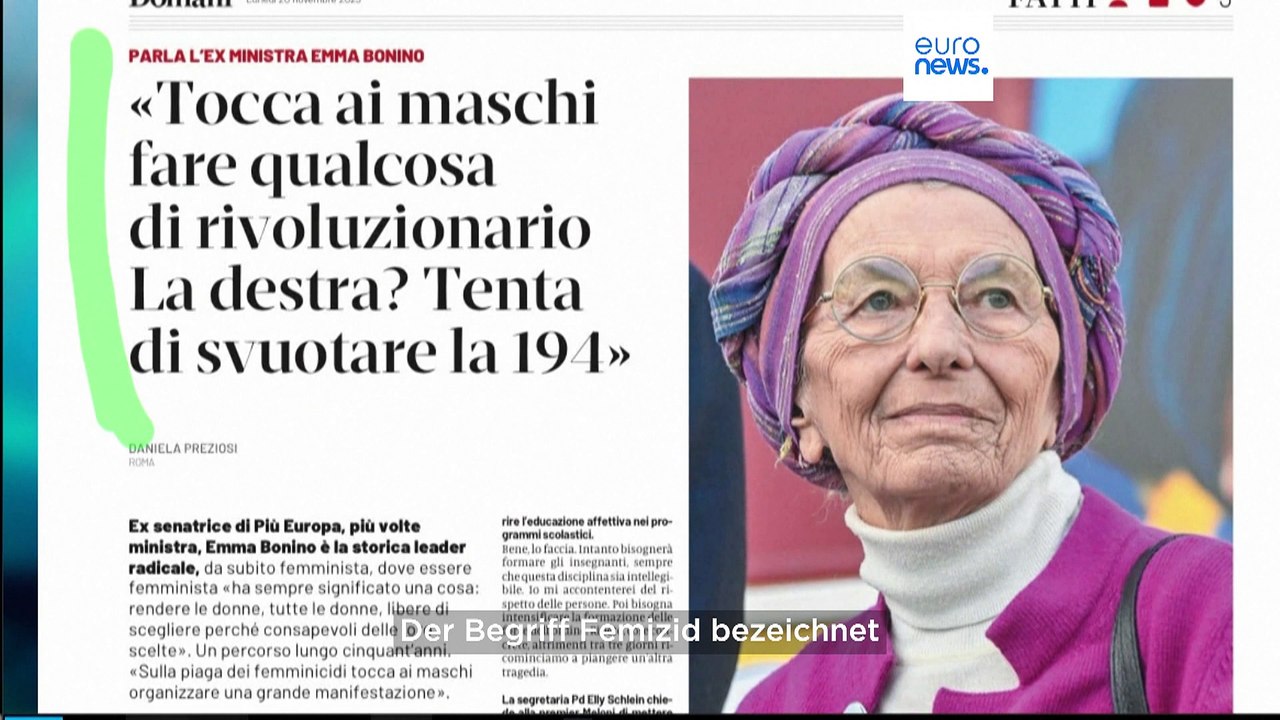 Femizide in Italien: "Nicht noch eine ermordete Frau"