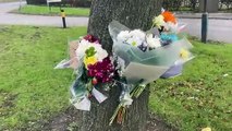 Flowers Left on Hartlepool Road Where 24-year-old Conor Holland Died