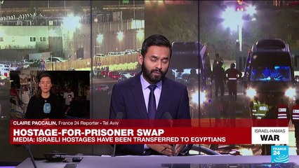 First hostages arrive in Egypt, Israeli soldiers say