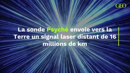 Une communication record : la sonde Psyché envoie vers la Terre un signal laser distant de 16 millions de km