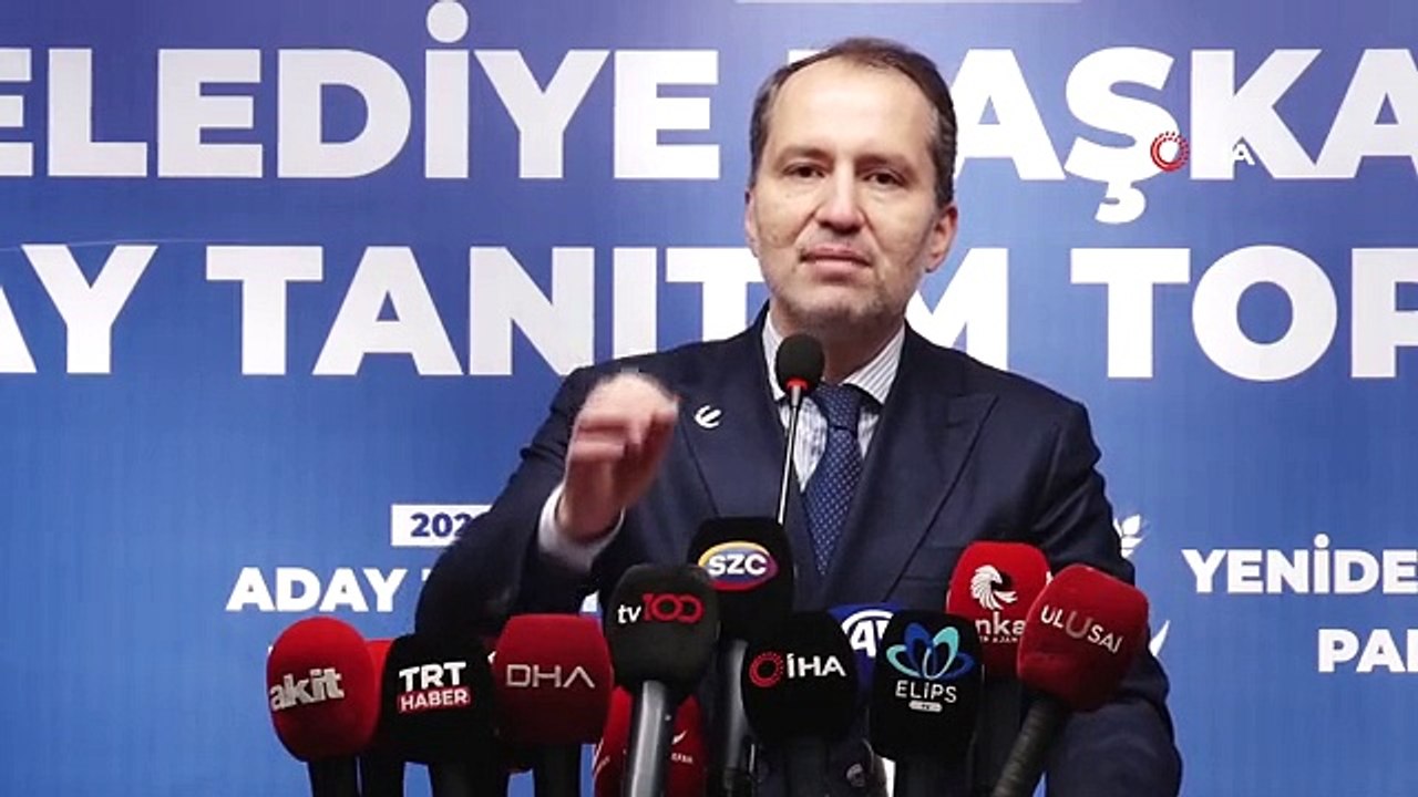 Yeniden Refah Partisi belediye başkan adaylarını açıkladı