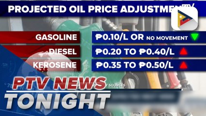 Oil price adjustments expected next week