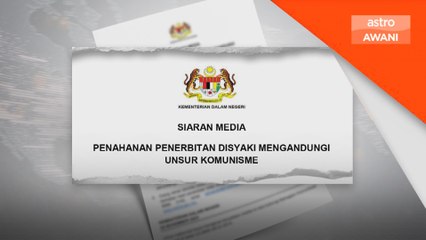 KDN rampas lapan buku disyaki ada unsur komunisme
