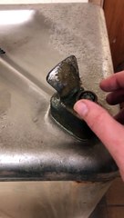 Water Fountain Sprays Onto Electrical Outlet