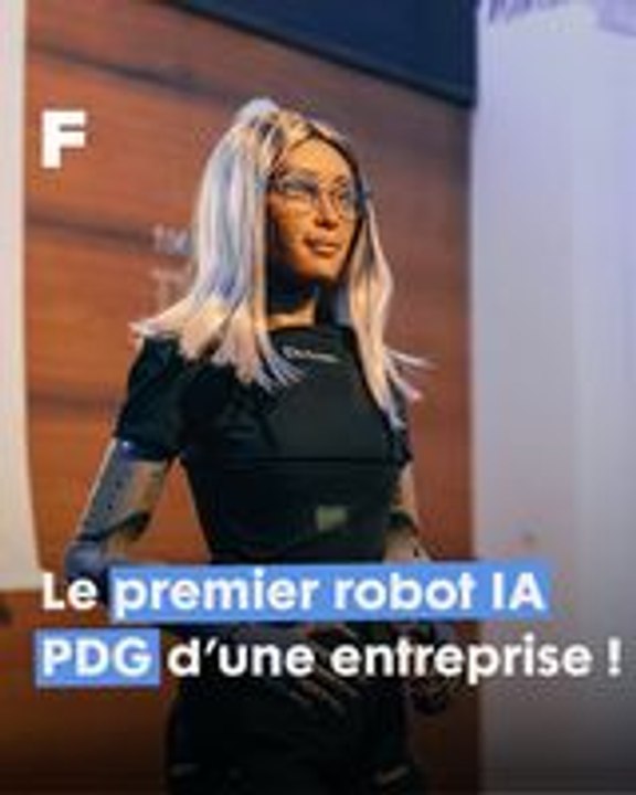 C'est le premier robot PDG dopé avec l'intelligence artificielle au monde !