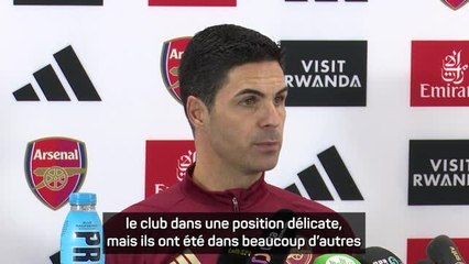 Arsenal - Arteta : "C'est un moment très difficile pour Everton"