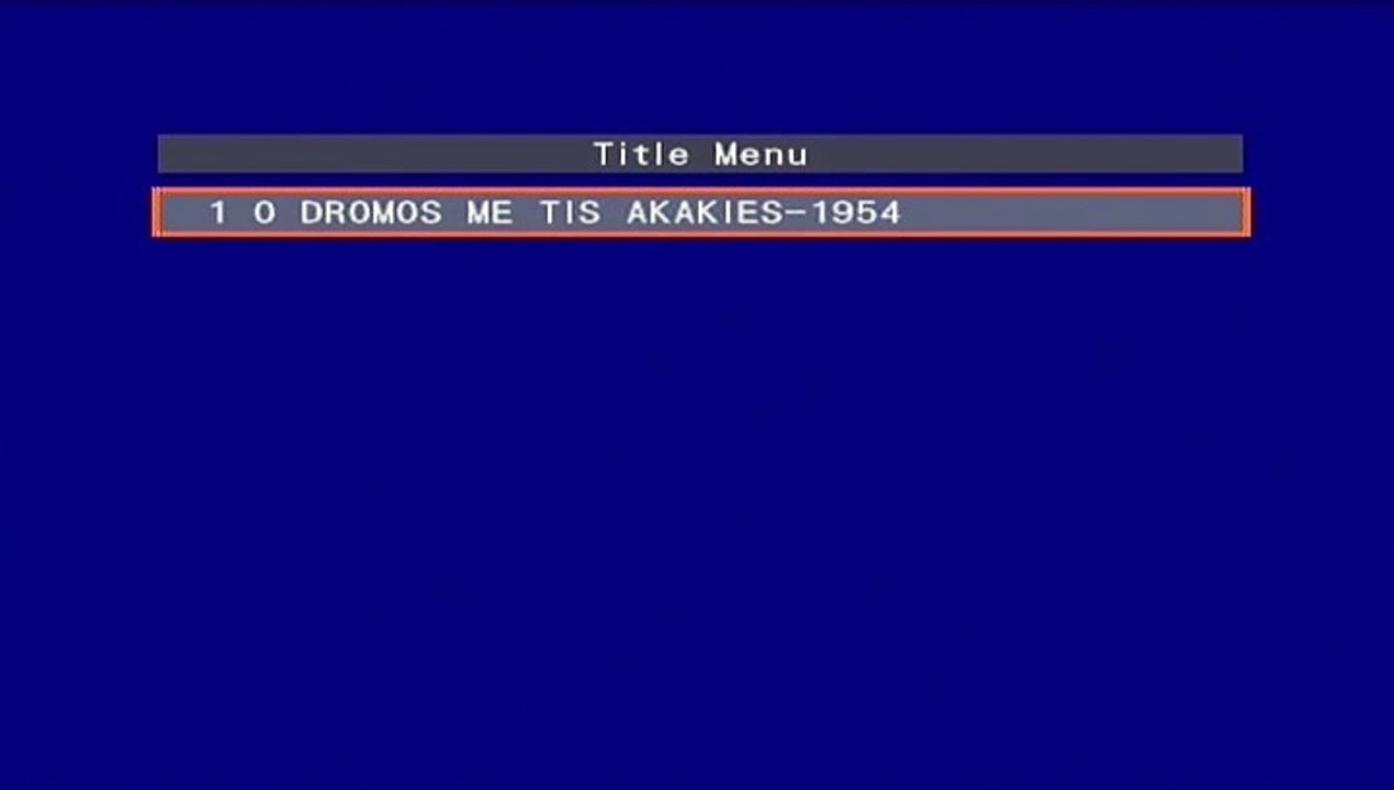 Ο ΔΡΟΜΟΣ ΜΕ ΤΙΣ ΑΚΑΚΙΕΣ - 1954 - VHSRip - 720x404