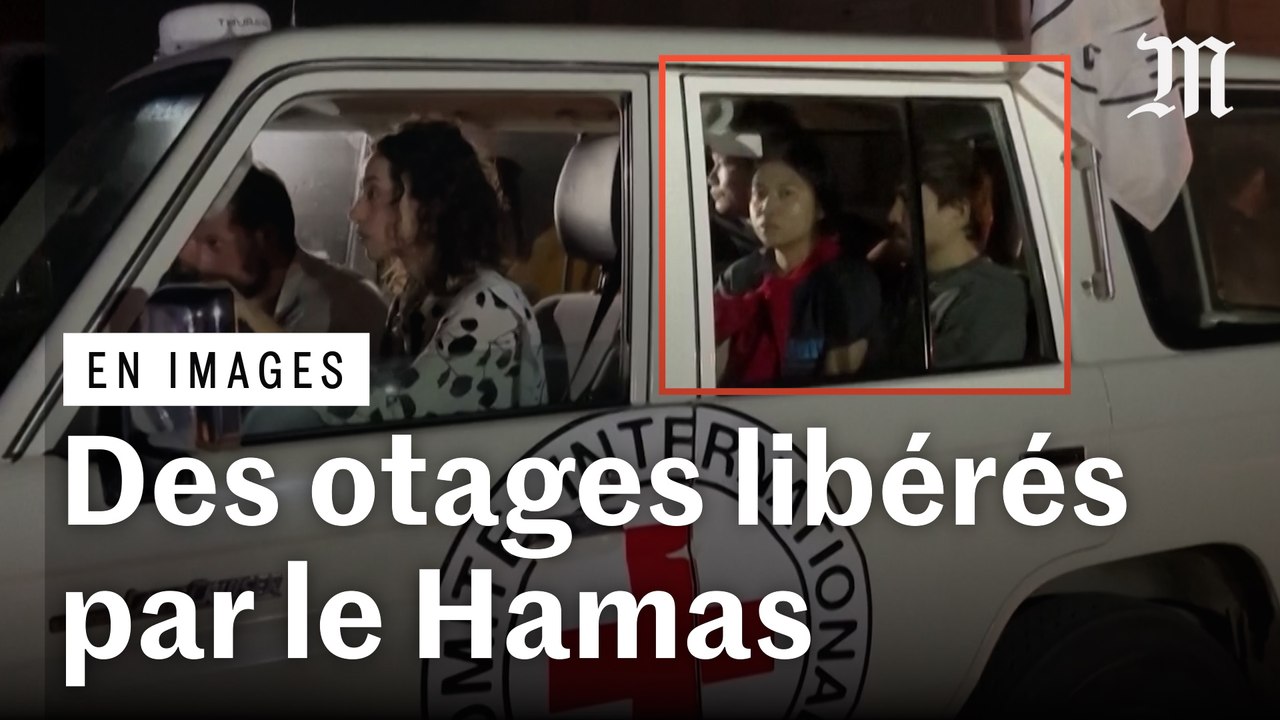 Les images de la libération des premiers otages détenus par le Hamas