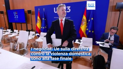 Download Video: Spagna, i ministri dell'Unione europea spingono per un accordo sulla violenza domestica