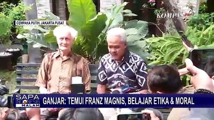Ganjar Temui Franz Magnis, Dapat Buku Etika Kepemimpinan