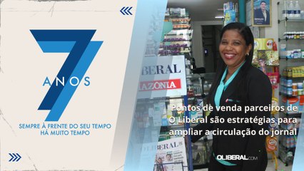 Pontos de venda parceiros de O Liberal são estratégias para ampliar a circulação do jornal