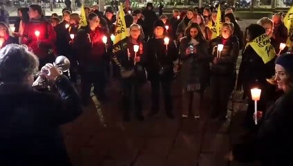 Fiaccolata per Lea Garofalo, la dedica di Raffaele Kohler e la sua tromba