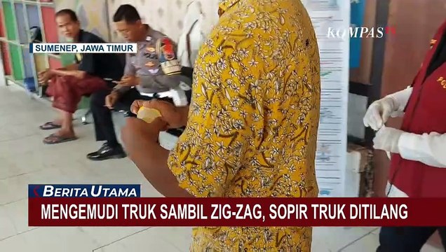 Demi Konten, Pengemudi Truk Zig-zag Berujung Ditangkap Polisi dan Dites Urine!