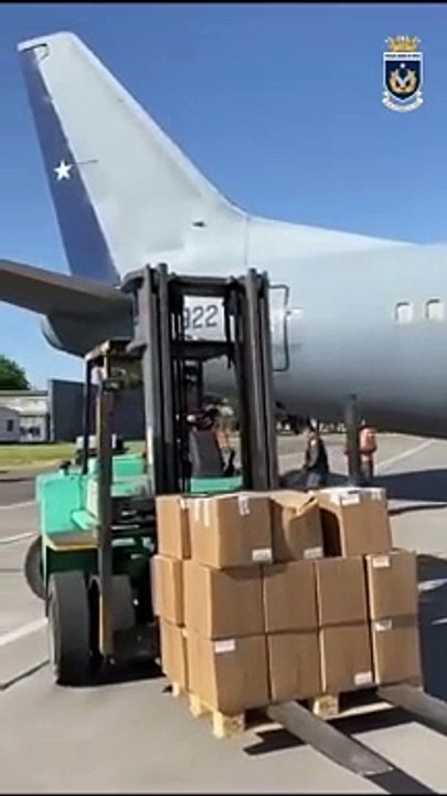 Chile envía a Bolivia casi 3 mil kilos de ayuda humanitaria para combatir los incendios forestales