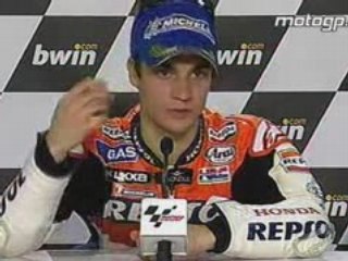 Dani après course jerez 2008