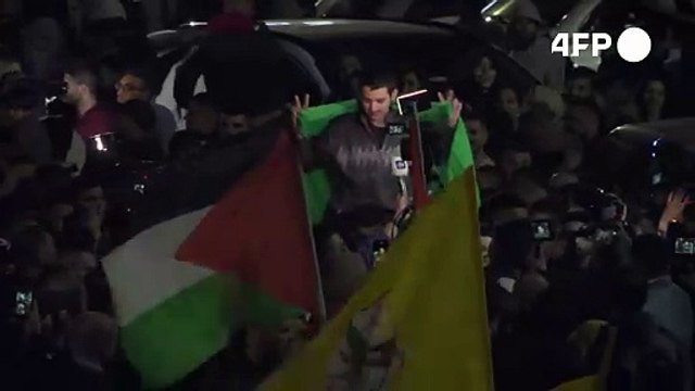 وصول معتقلين فلسطينيين أفرجت عنهم إسرائيل إلى الضفة الغربية